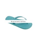 Abyss & Aquamarine AB Crystal Flip Flops