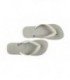 Silver & Lt Grey Opal Wedding Flip Flops