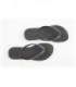 Black & Black Diamond Slim Wedding Flip Flops