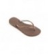 Brown & Brown Slim Wedding Flip Flops