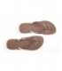 Brown & Brown Slim Wedding Flip Flops