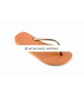 Copper & Copper Slim Wedding Flip Flops