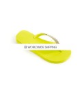 Neon & Luminious Green Crystal Flip Flops