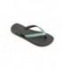 Black & Black AB Crystal Flip Flops