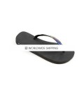 Black & Blue Volcano Crystal Flip Flops