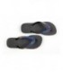 Black & Blue Volcano Crystal Flip Flops