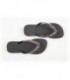 Black & Confetti Crystal Flip Flops