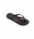 Black & Inner Stripe (Volcano + Blue Volcano) Crystal Flip Flops