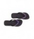 Black & Inner Stripe (Volcano + Blue Volcano) Crystal Flip Flops