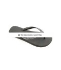 Black & Jet Hematite Crystal Flip Flops