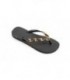 Black & Leopard Original Crystal Flip Flops