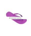 Amethyst & Amethyst Crystal Flip Flops