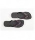 Black & Triangles (Black Diamond, Hot Pink + Black) Rhinestone Flip Flops