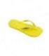Bright Yellow & Citrine Rhinestone Flip Flops