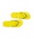 Bright Yellow & Citrine Rhinestone Flip Flops