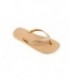 Champagne & Lt Peach Rhinestone Flip Flops