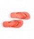Apricot & Coral Crystal Flip Flops