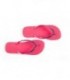 Fuchsia & Fuchsia Rhinestone Flip Flops