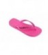 Hot Pink & Hot Pink Rhinestone Flip Flops