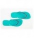 Lake Green & Blue Zircon Rhinestone Flip Flops