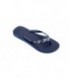 Navy & Camo (Clear, Lt Sapphire + Montana) Rhinestone Flip Flops